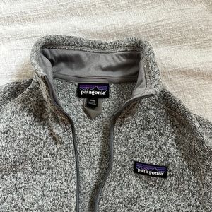 Patagonia better sweater zip fleece pullover